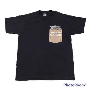 Star Wars baby yoda grogu precious cargo t-shirt